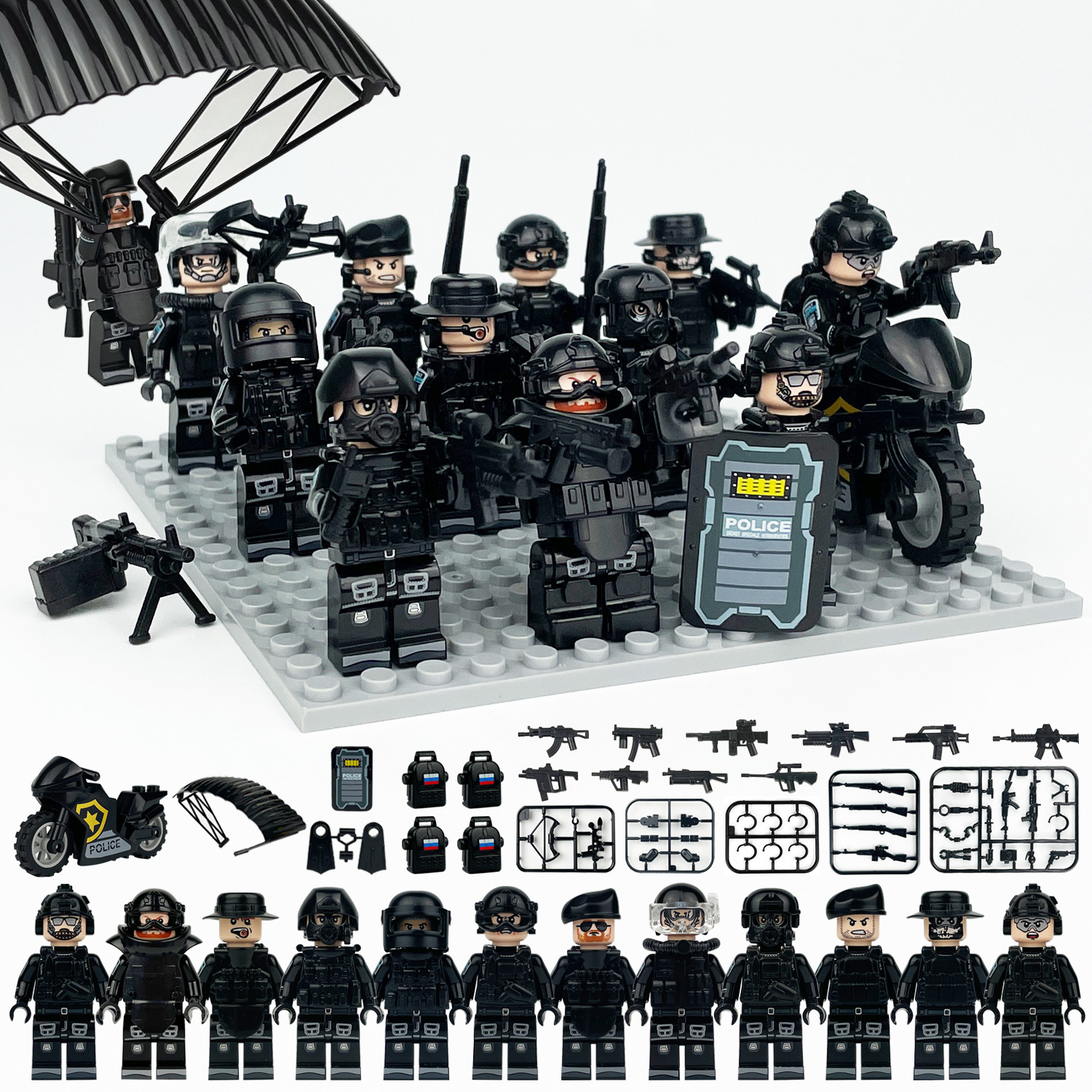 Building Block Mini - Building Blocks, Figureshumanoid Dolls, Toys, Mini