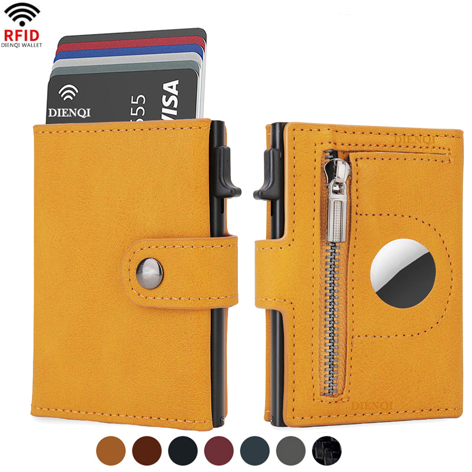Card Top Loader - Airtag Wallet Rfid Credit Card Holder