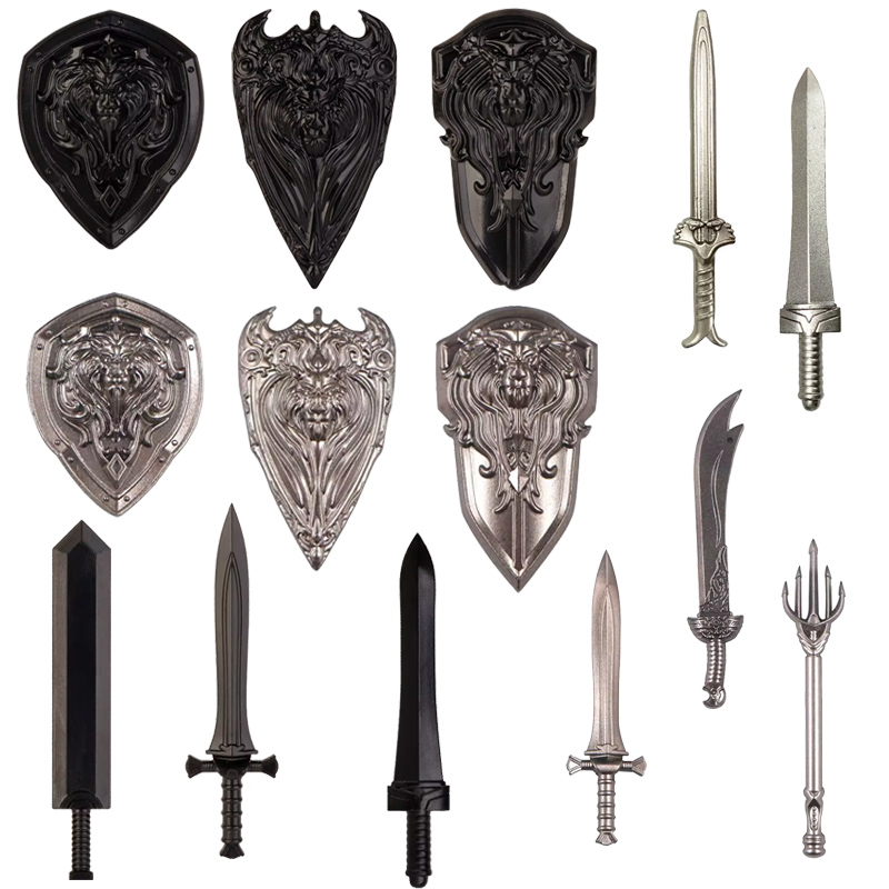Medieval MOC Waffen Figure Acc - مراجعة Lego Minifigure Holder وسعره