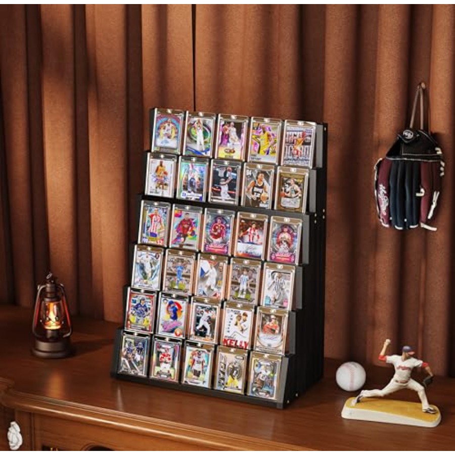 Card Display Stand 6-Tier Trad - مراجعة Graded Card Display وسعره