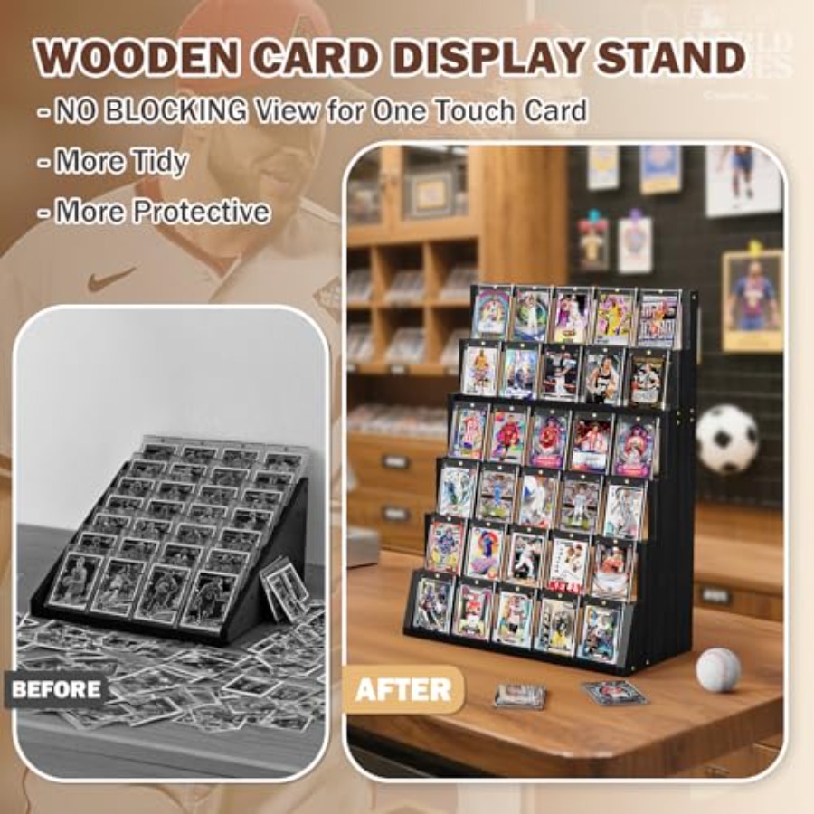 Card Display Stand 6-Tier Trad - مراجعة Graded Card Display وسعره