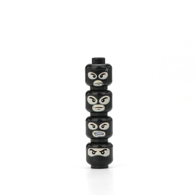 MOC City Face Heads Mini Actio - مراجعة Lego Minifigure Holder وسعره