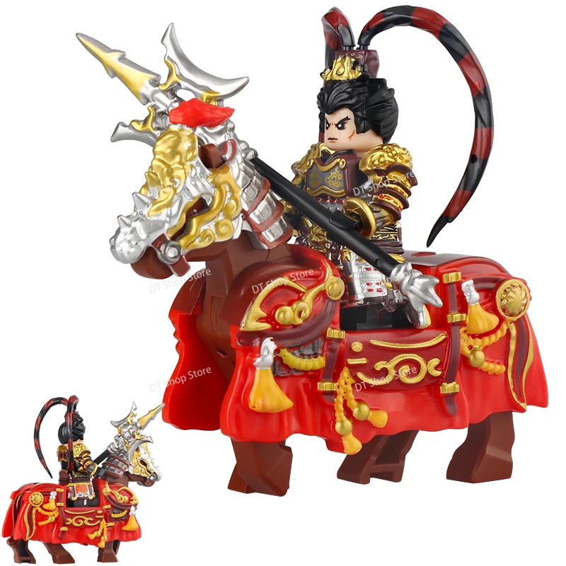 MOC Zhao Yun Lv Bu Soldiers Wa - مراجعة Lego Minifigure Holder وسعره