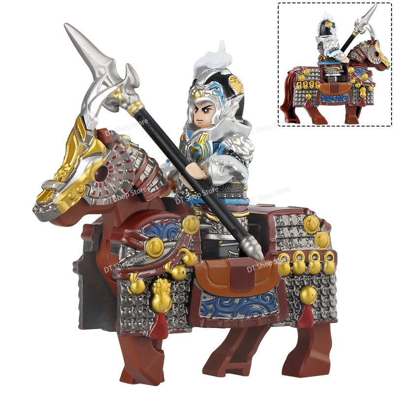MOC Zhao Yun Lv Bu Soldiers Wa - مراجعة Lego Minifigure Holder وسعره