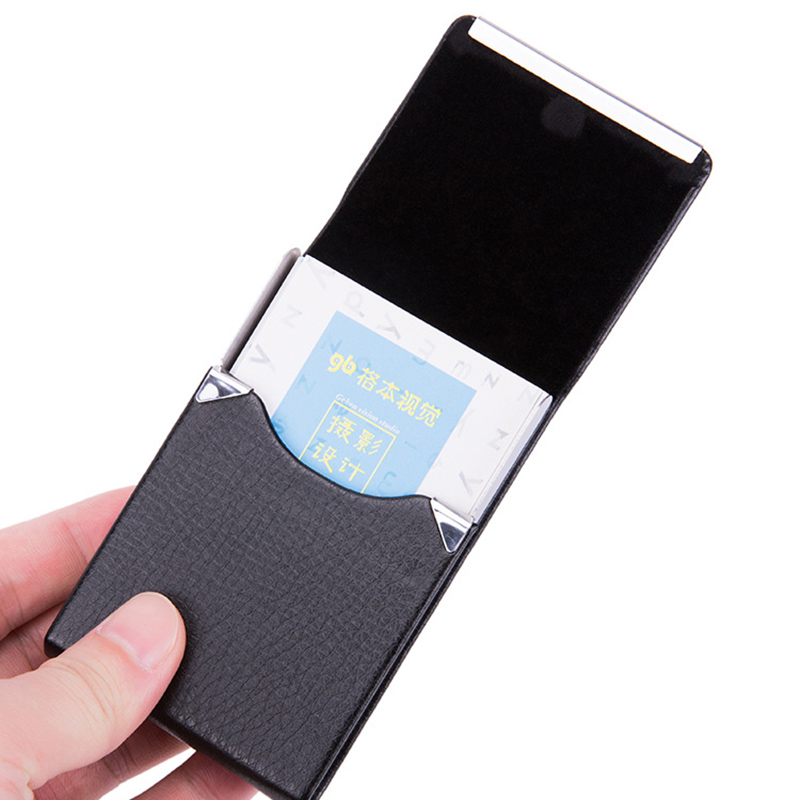 1 PC Business Card Holder Case - مراجعة Card Top Loader وسعره