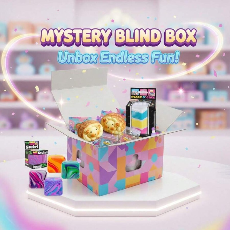 Mystery Blind Box Squishy Toy  - مراجعة Mystery Box Blind Bag وسعره