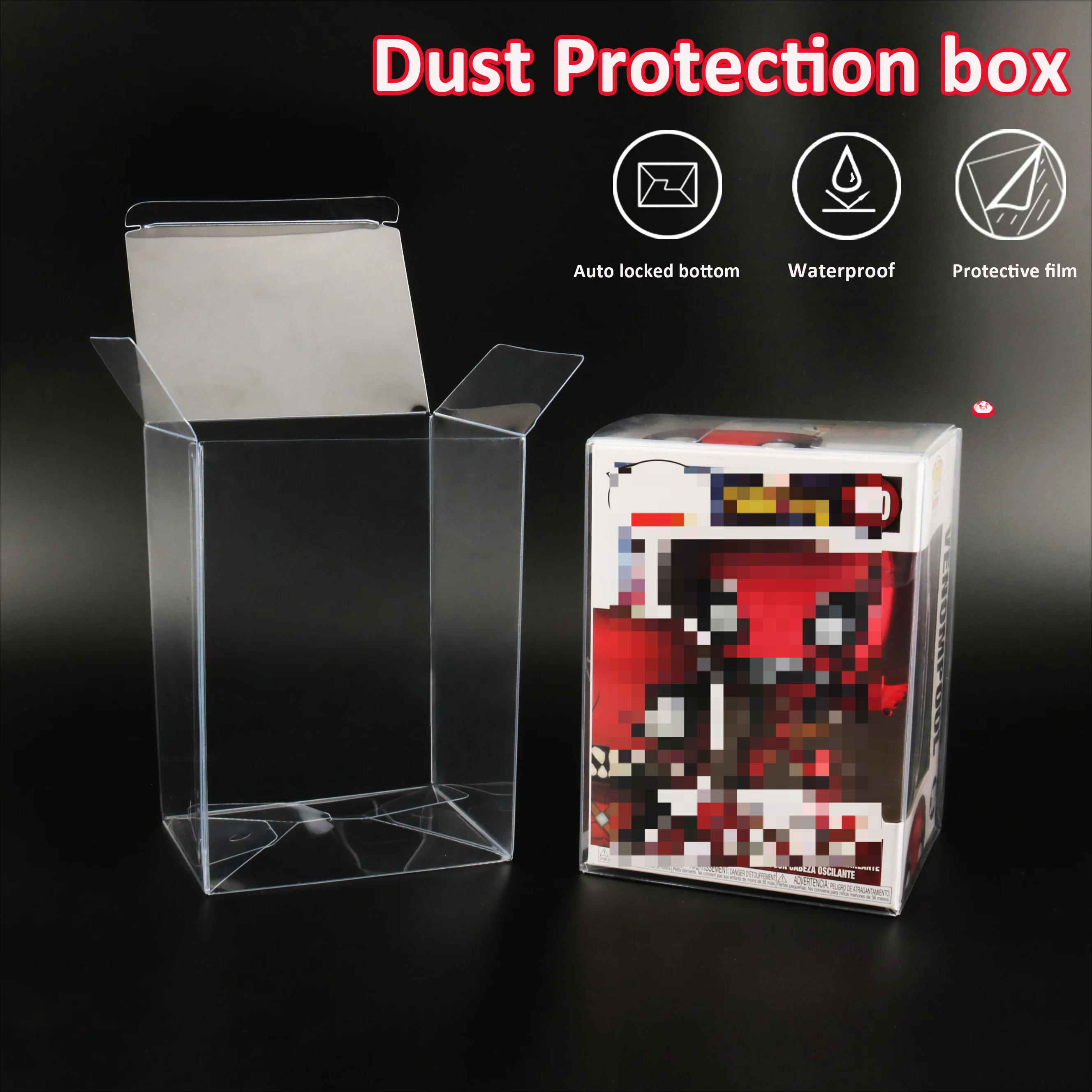 10/20pcs Transparent Protector - مراجعة Funko Pop Protector وسعره