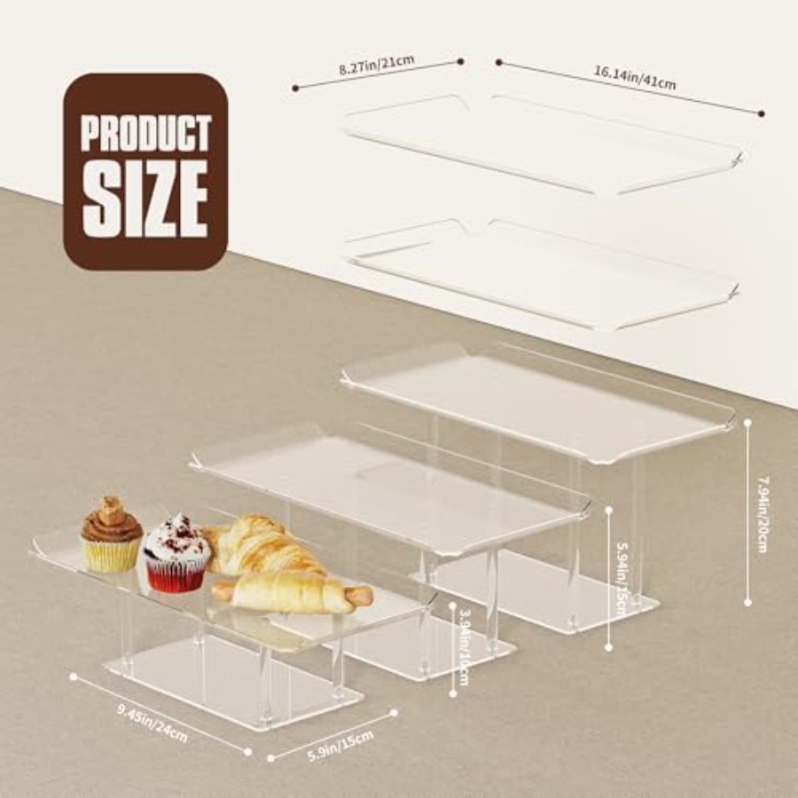 6 Pack Dessert Table Display S - مراجعة Display Risers Set وسعره