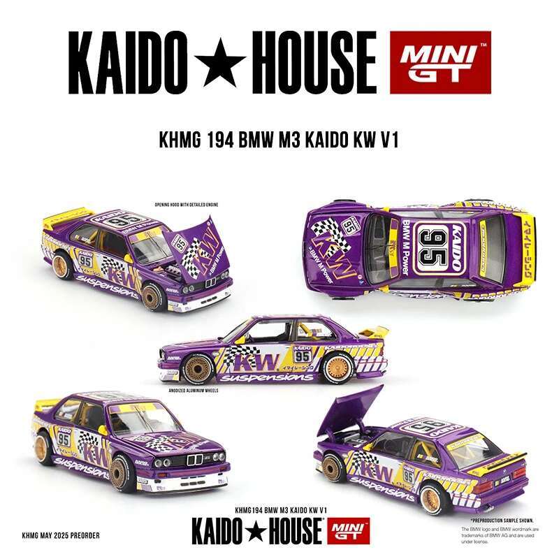 KHMG 194 1:64 BMW M3 Kaido KW  - مراجعة Die Cast Car 1 64 وسعره