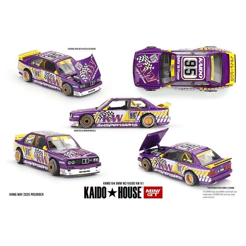 KHMG 194 1:64 BMW M3 Kaido KW  - مراجعة Die Cast Car 1 64 وسعره