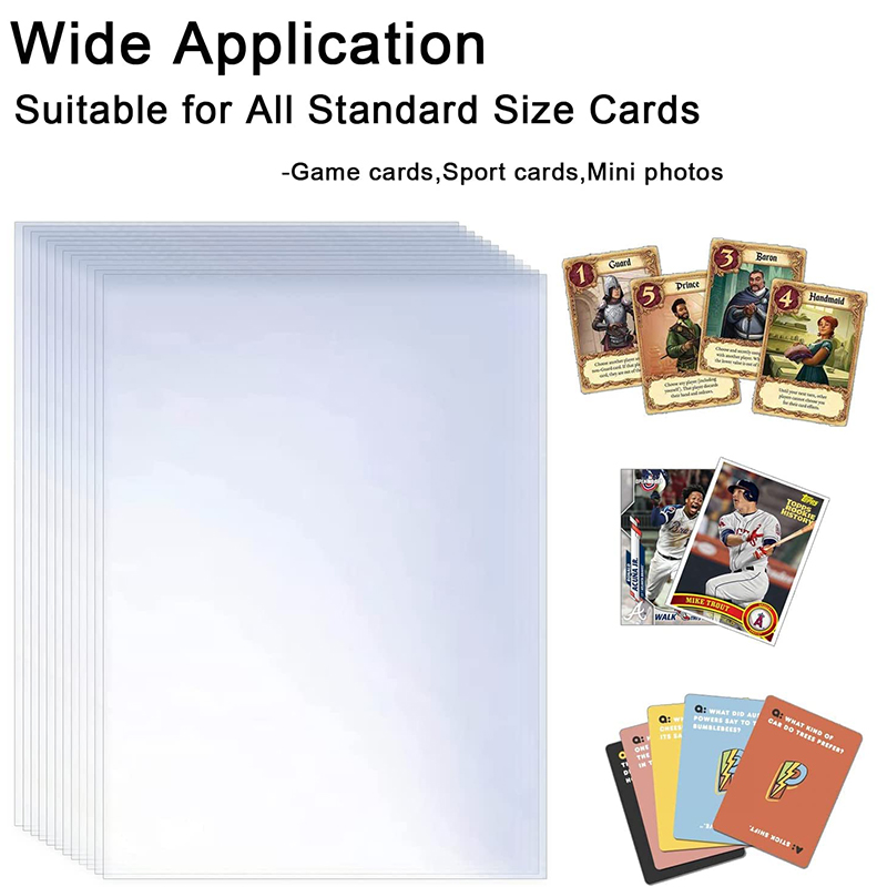 100-300pcs Card Sleeves Hard S - مراجعة Card Penny Sleeve وسعره