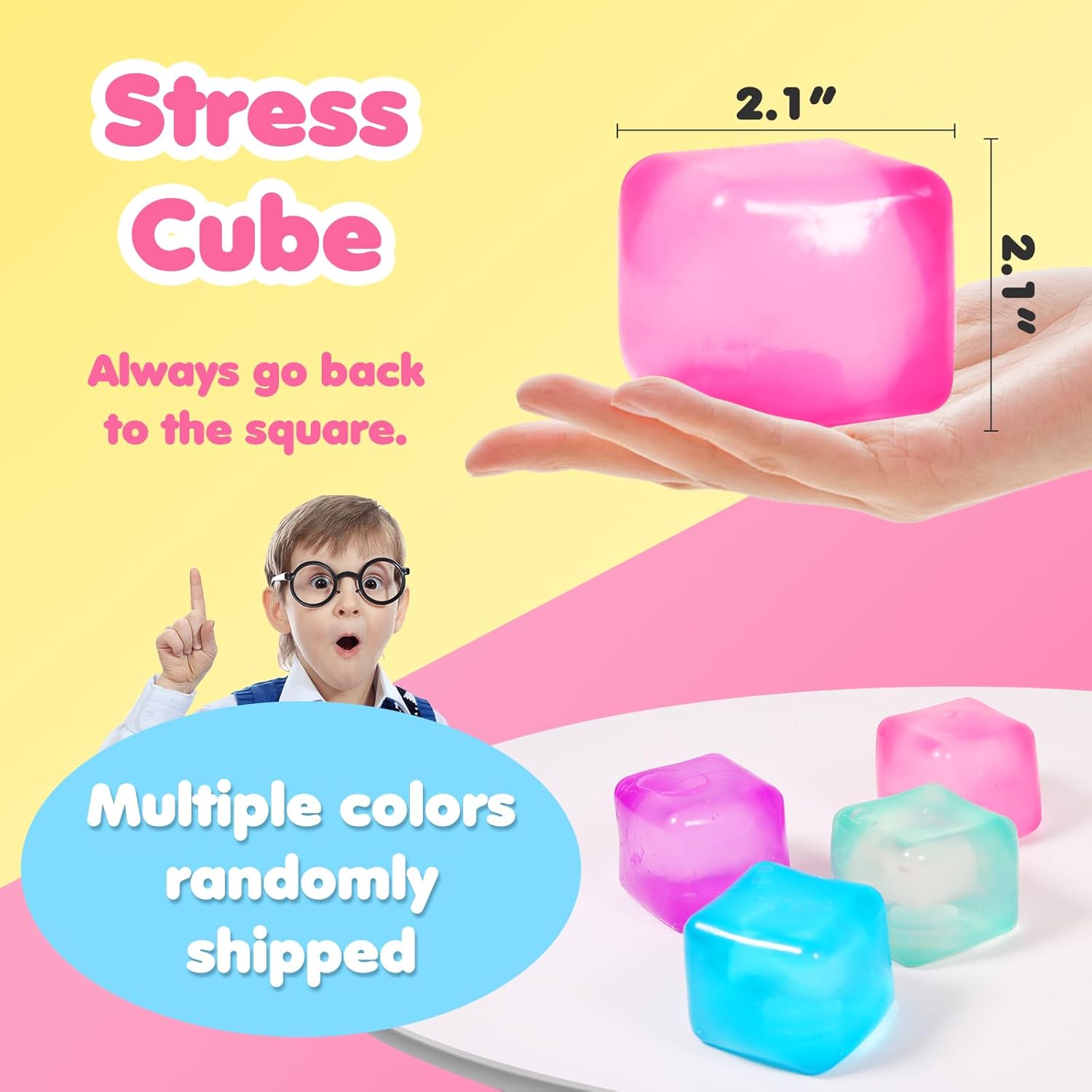 Stress Cube Squishy Stress Bal - مراجعة Fidget Cube Original وسعره