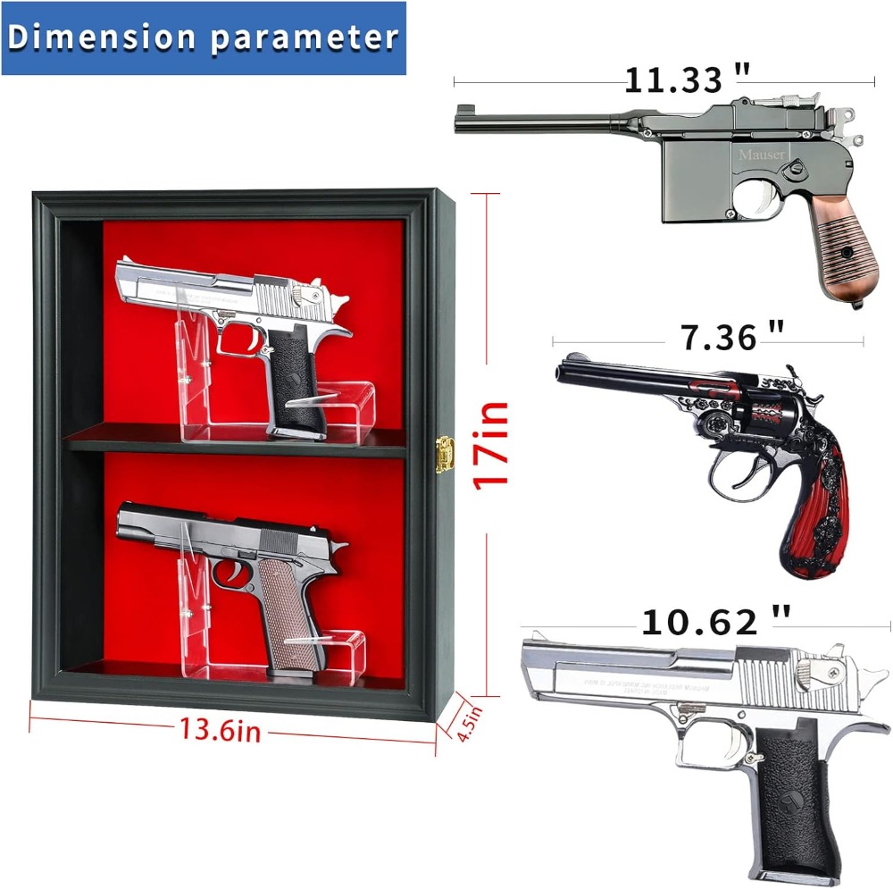 Lockable Wall Mount Gun Displa - مراجعة Display Case Acrylic وسعره
