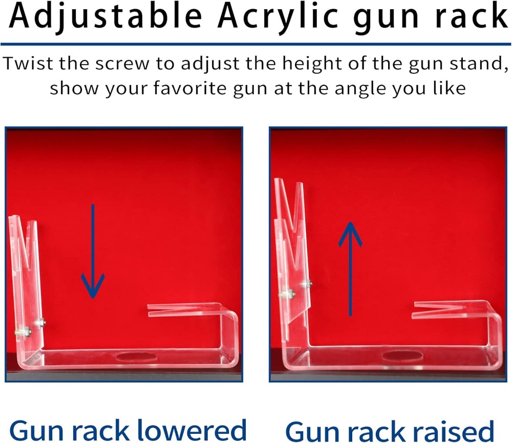 Lockable Wall Mount Gun Displa - مراجعة Display Case Acrylic وسعره
