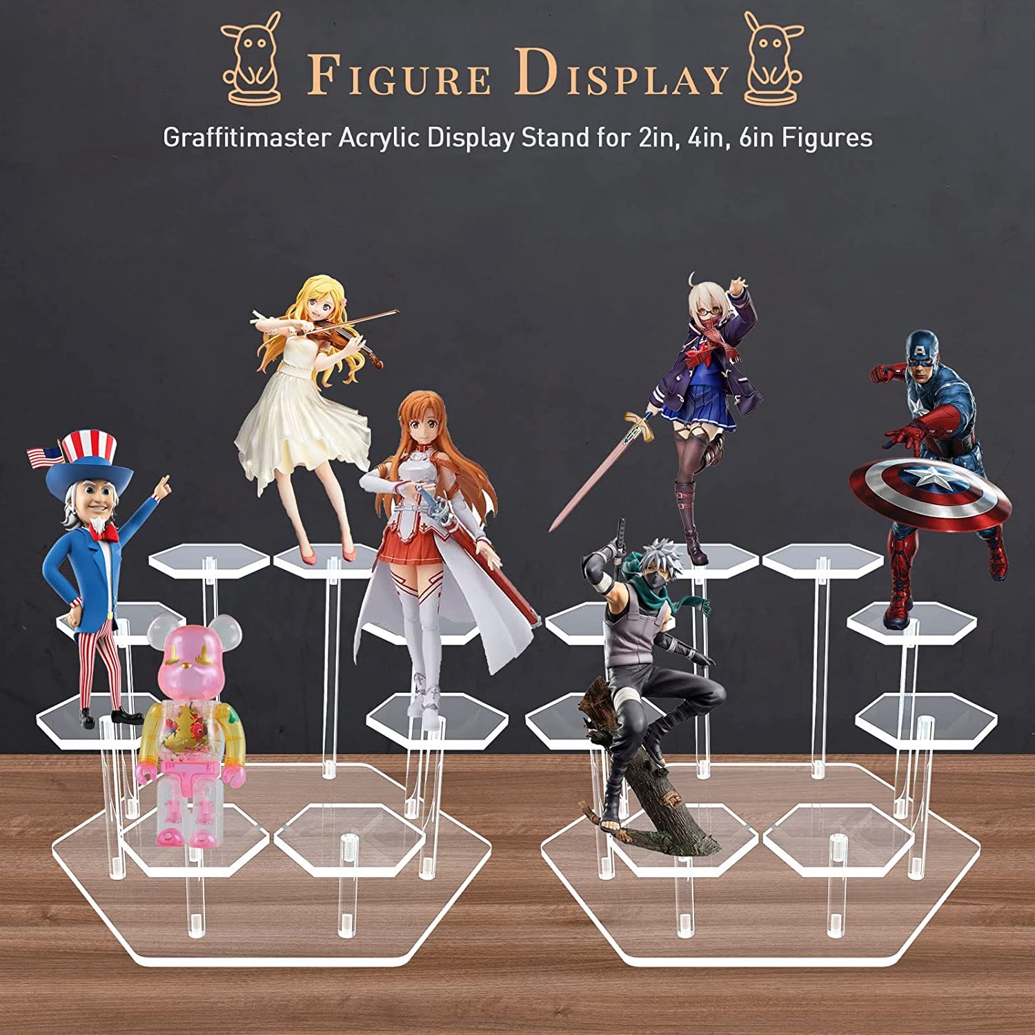 8/9 Tier Acrylic Display Stand - مراجعة Pop Display Shelf وسعره