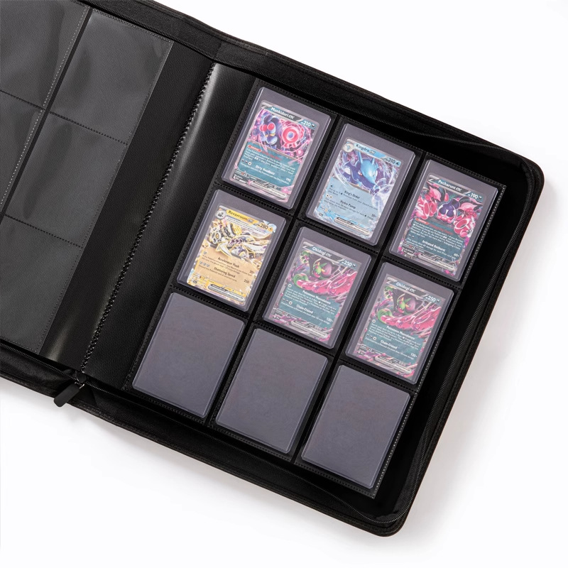 PU Suede 288 Hold TCG Card Bin - مراجعة Pokemon Binder Card وسعره