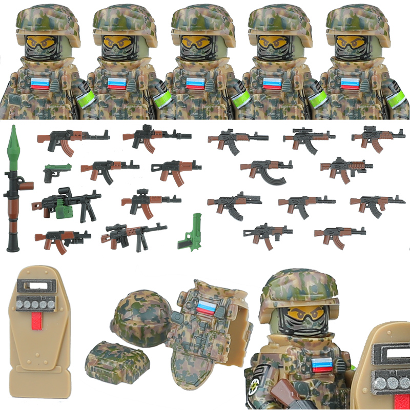 Military Soldier Russia SSO Sp - مراجعة Lego Minifigure Holder وسعره