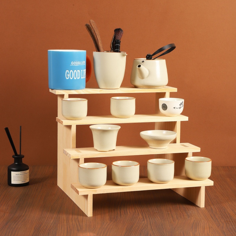 Wood Display Riser Wood Displa - مراجعة Display Risers Set وسعره