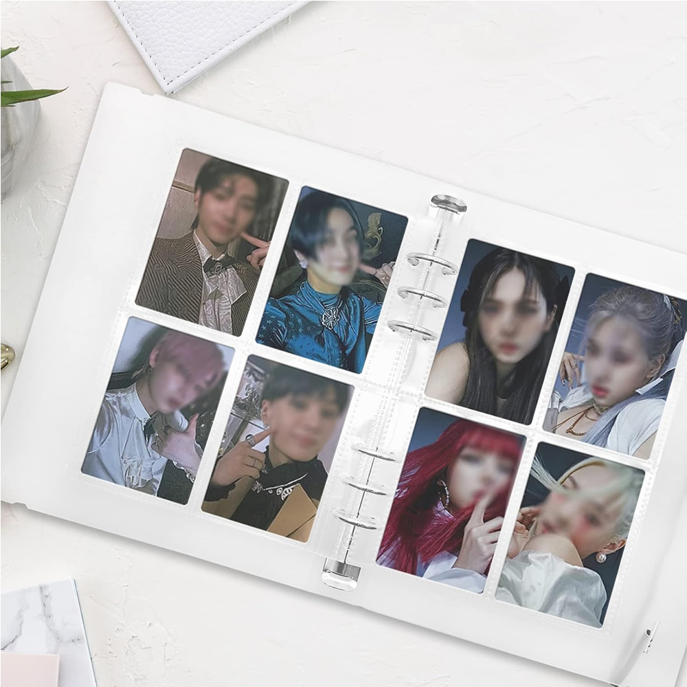 4 Pockets Photo Card Sleeves B - مراجعة Trading Card Binder وسعره