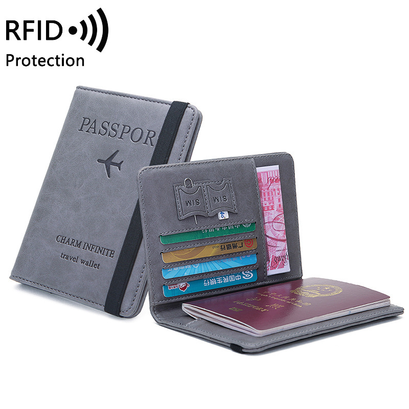 Unisex PU Leather Passport Hol - مراجعة Card Top Loader وسعره