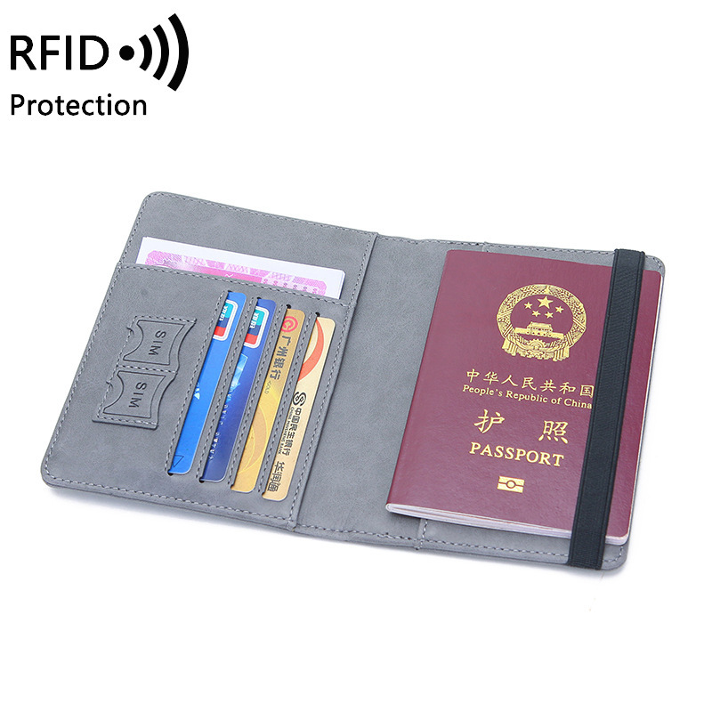 Unisex PU Leather Passport Hol - مراجعة Card Top Loader وسعره