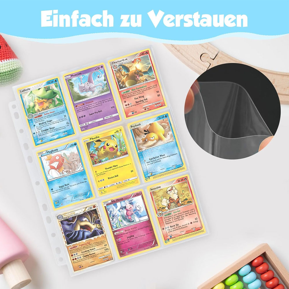 90 pockets trading card sleeve - مراجعة Trading Card Binder وسعره