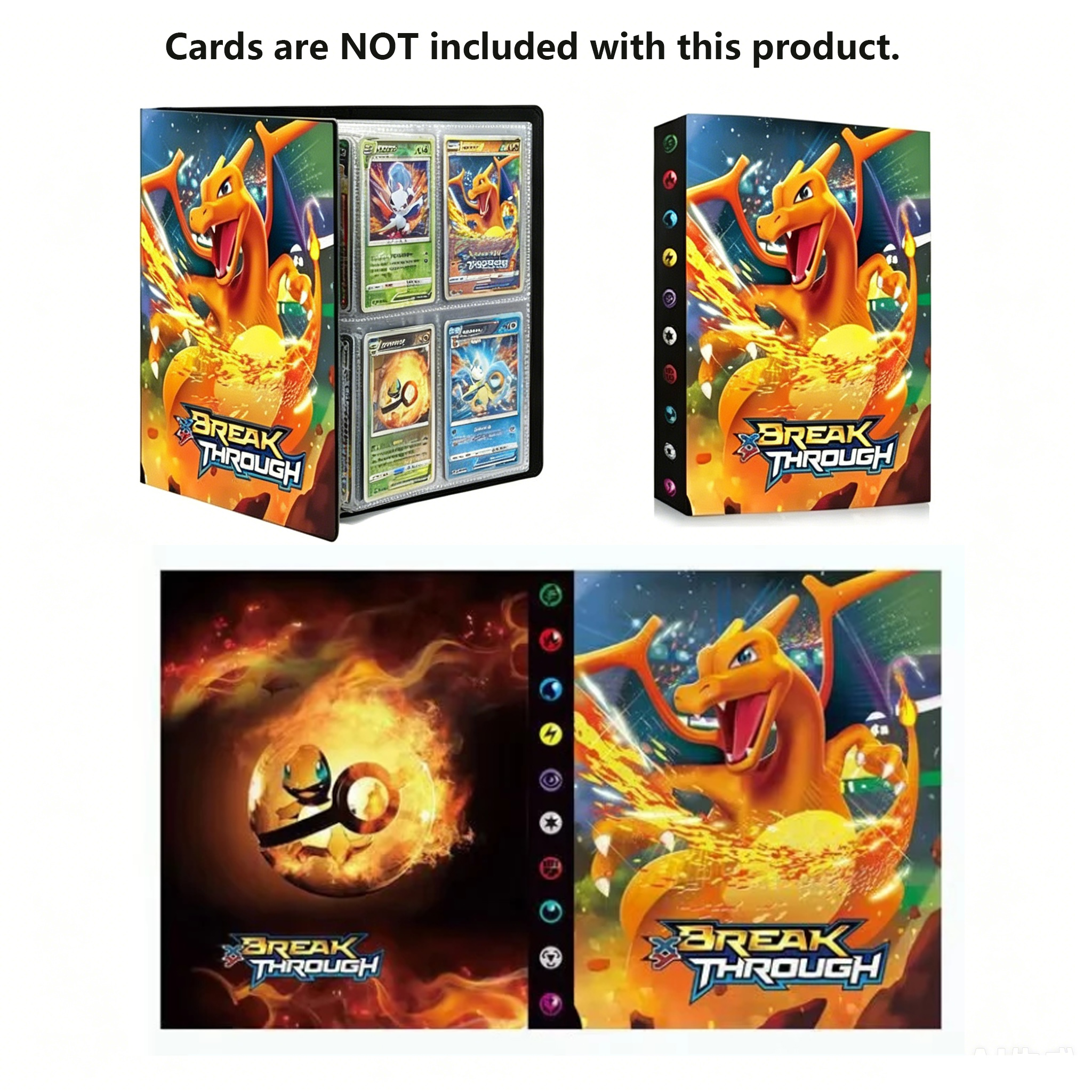 NEW 240PCS Pok é mon Cards Alb - مراجعة Pokemon Binder Card وسعره