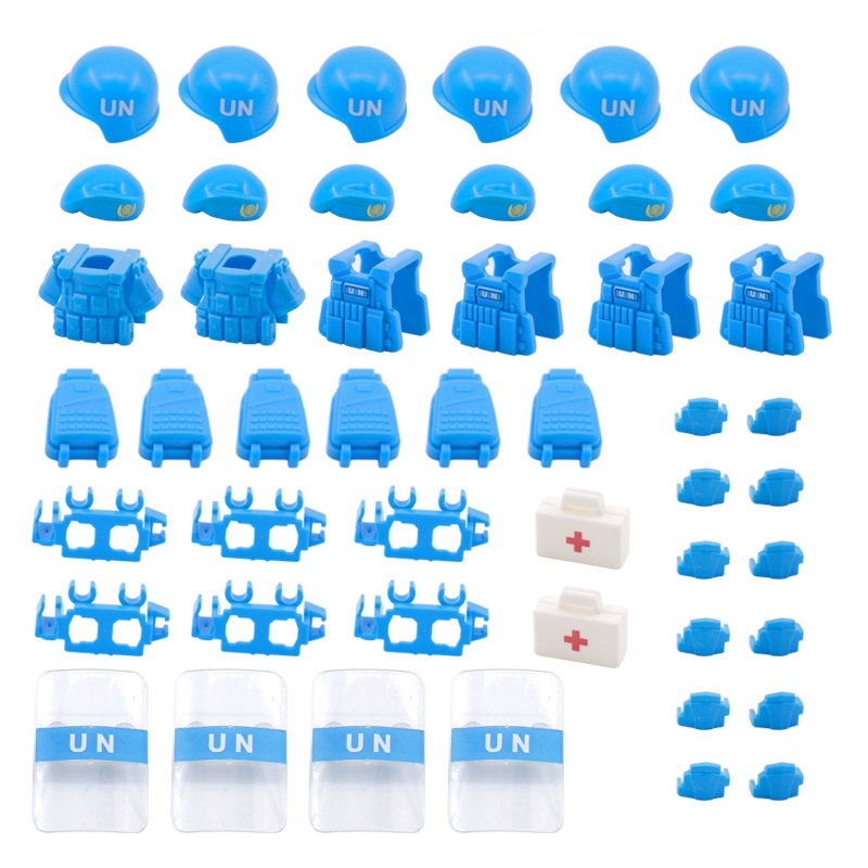 UN peacekeeping Forc Beret Bul - مراجعة Lego Minifigure Holder وسعره