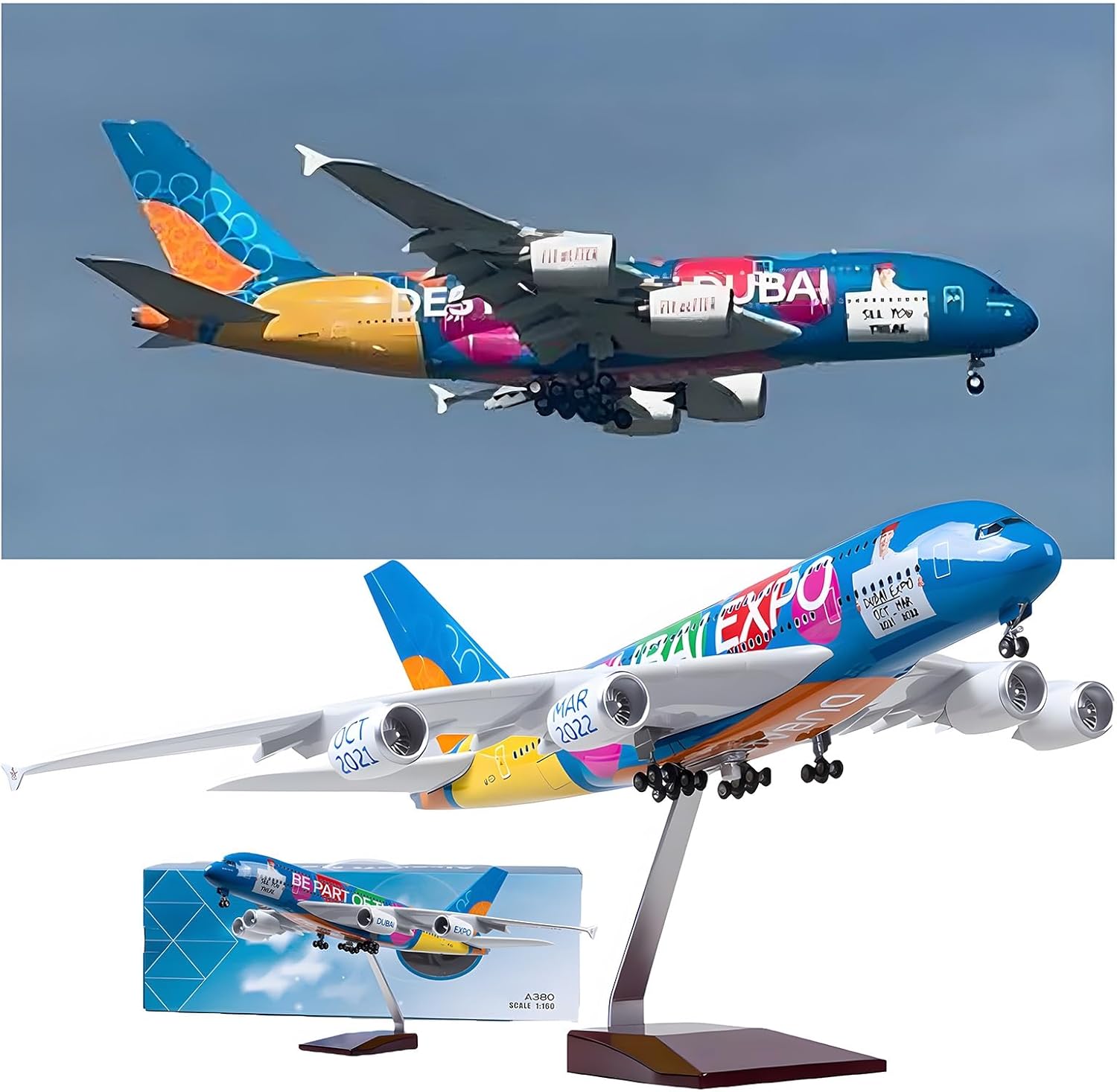 1:160 Scale Large Child Toy Ai - مراجعة Model Airplane Plastic وسعره