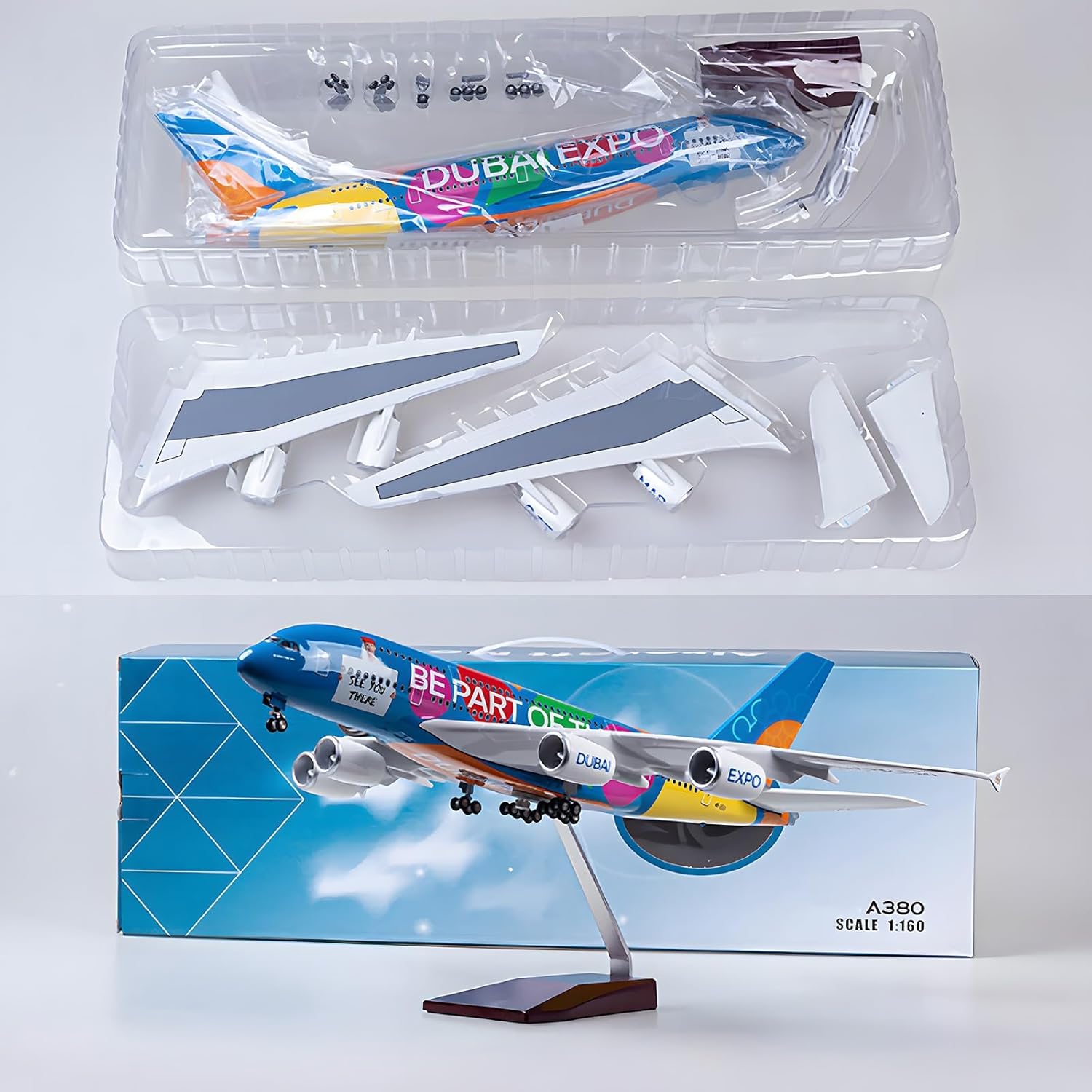 1:160 Scale Large Child Toy Ai - مراجعة Model Airplane Plastic وسعره