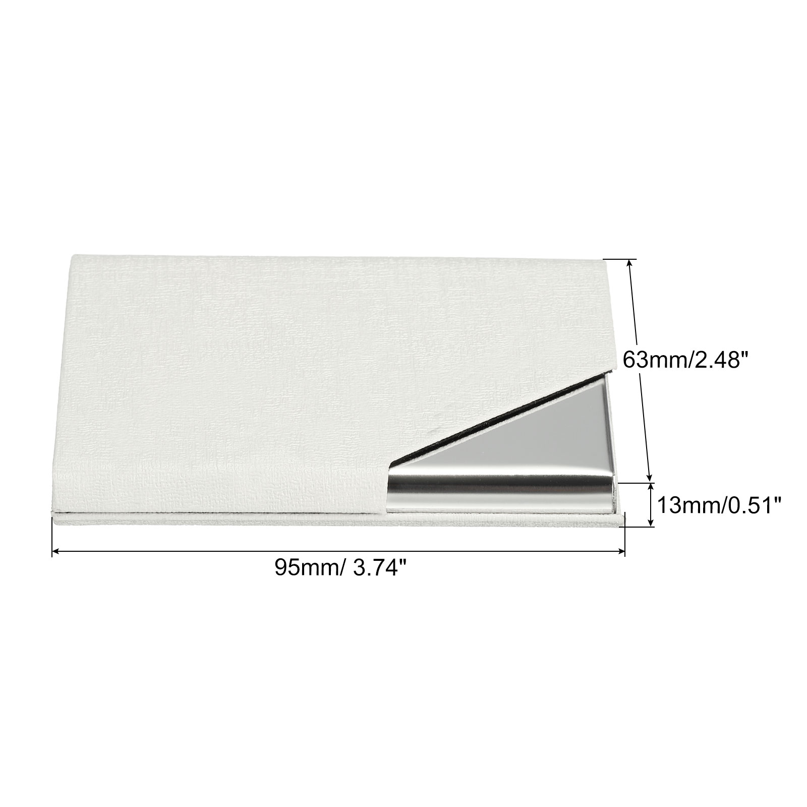 1/2Pcs Business Card Holder PU - مراجعة Card Top Loader وسعره