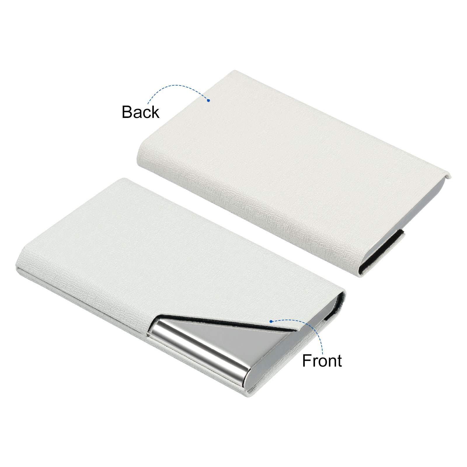 1/2Pcs Business Card Holder PU - مراجعة Card Top Loader وسعره