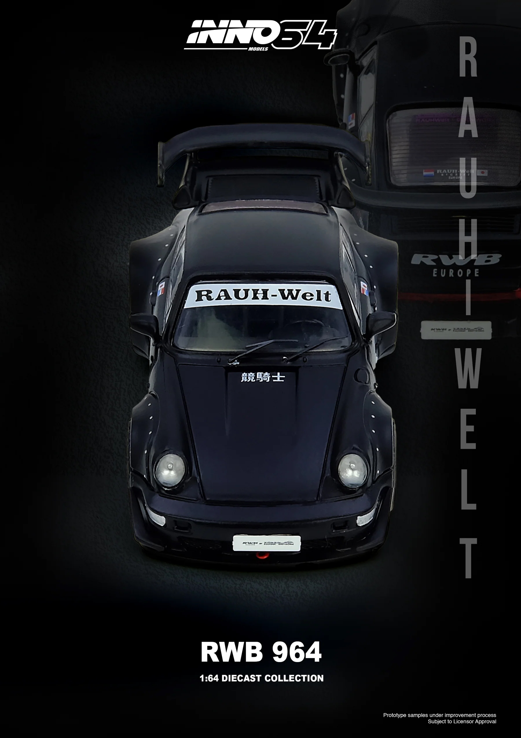 INNO64 1:64 Porsche 911 RWB 96 - مراجعة Die Cast Car 1 64 وسعره