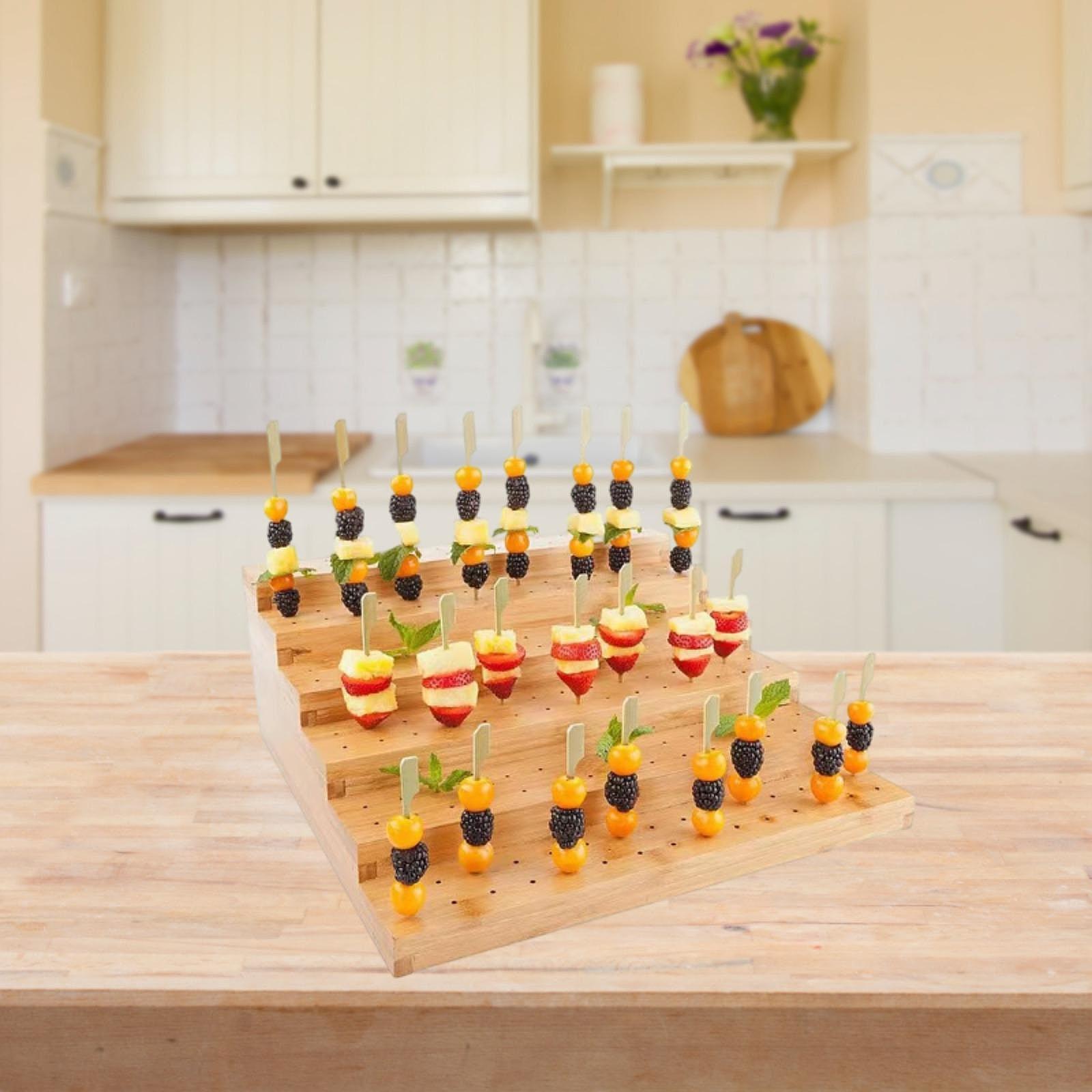 Wood Lollipop Holder Portable  - مراجعة Display Risers Set وسعره