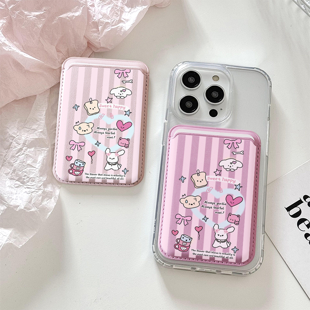 Cute Girly Sketch Style Leathe - مراجعة Card Top Loader وسعره