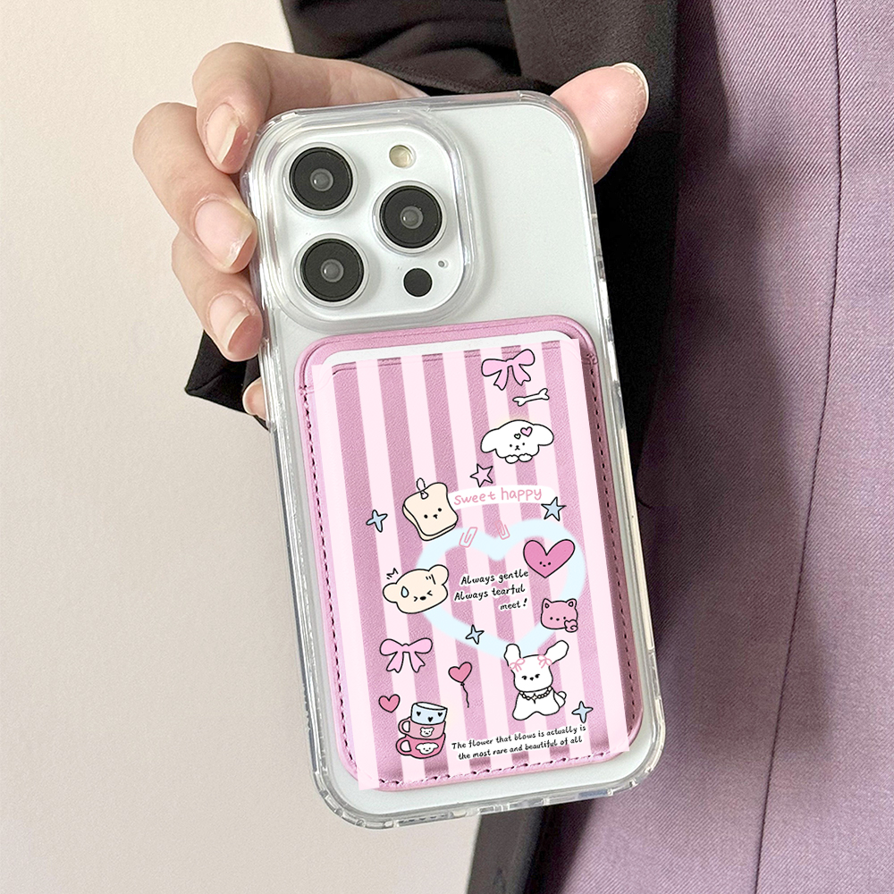 Cute Girly Sketch Style Leathe - مراجعة Card Top Loader وسعره