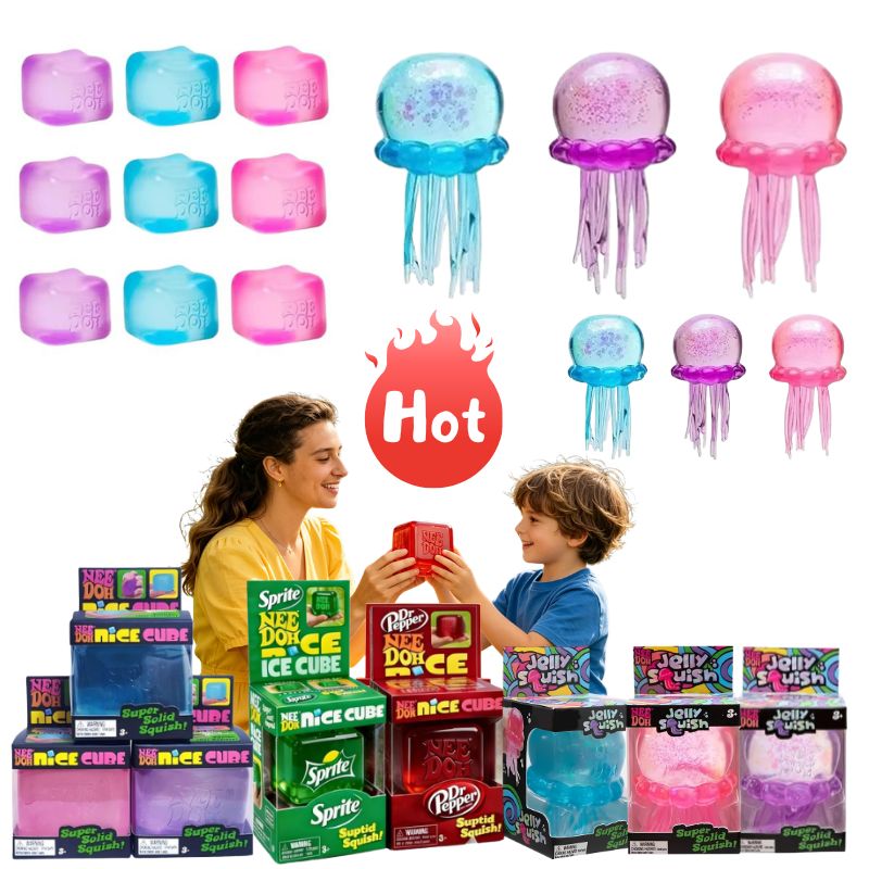 @! Jellyfish & Cube Blind Box  - مراجعة Fidget Cube Original وسعره