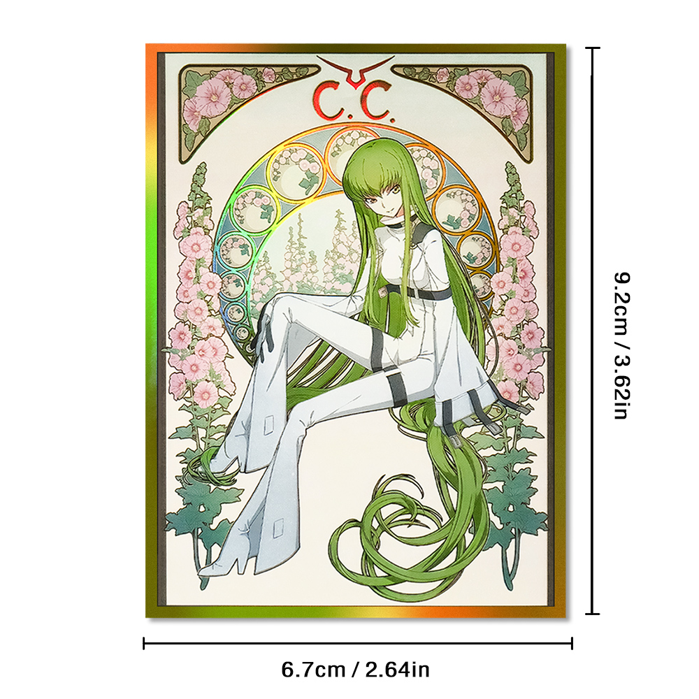 60PCS Standard Size Anime Card - مراجعة Graded Card Display وسعره