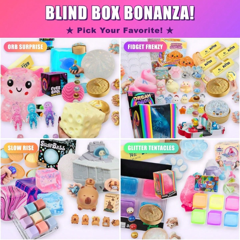 Squish Time Nee Doh Mystery Bl - مراجعة Mystery Box Blind Bag وسعره