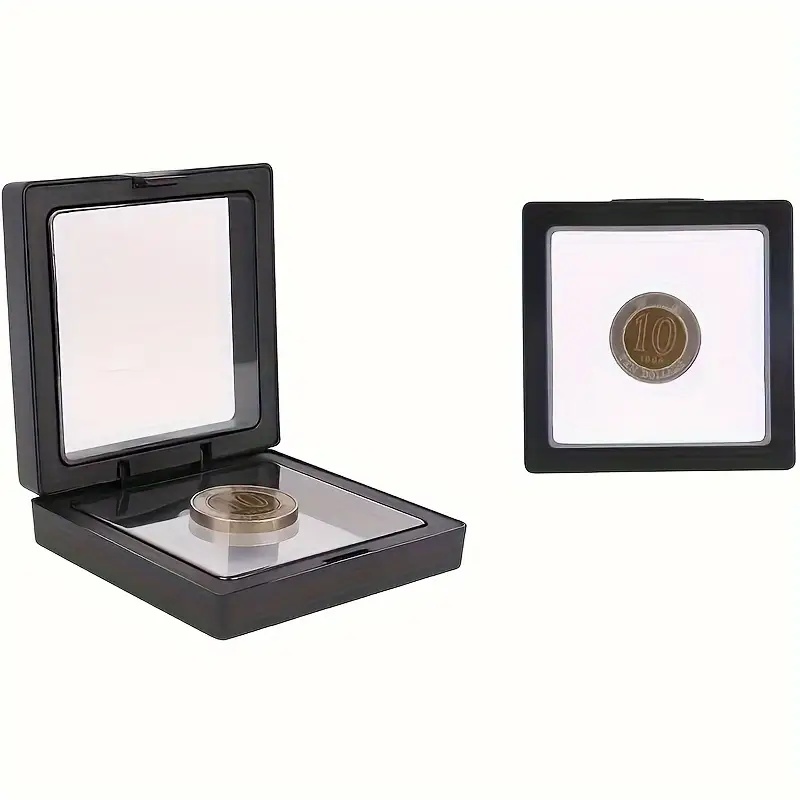 20Pcs Clearview 3D Floating Di - مراجعة Display Case Acrylic وسعره