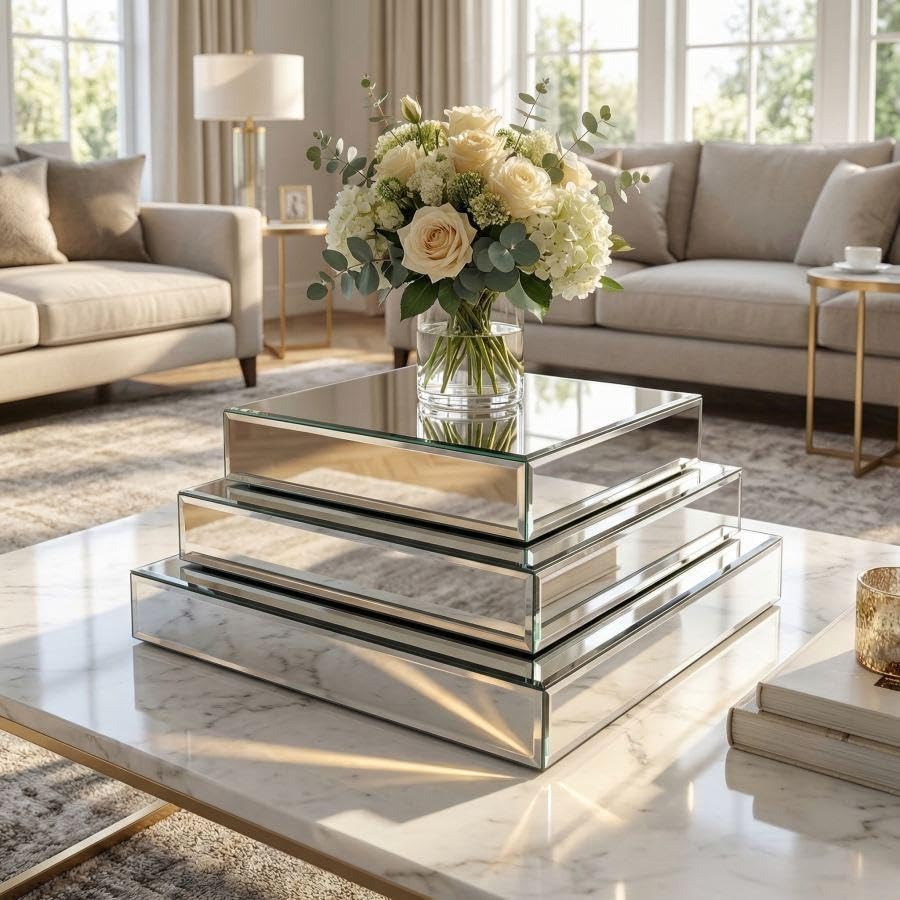 Mirror Display Riser Stands 3  - مراجعة Display Risers Set وسعره