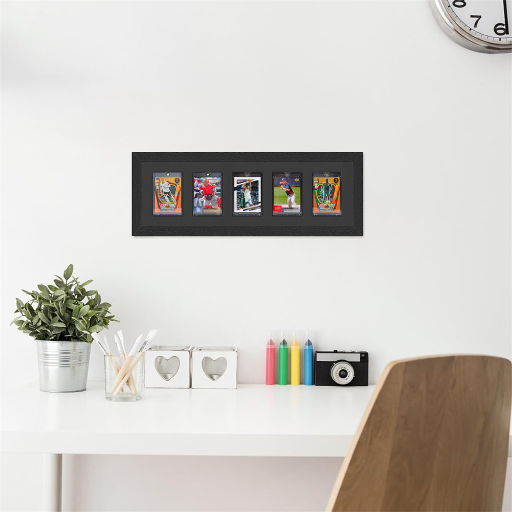 3-9 Grids Wooden Graded Sports - مراجعة Graded Card Display وسعره