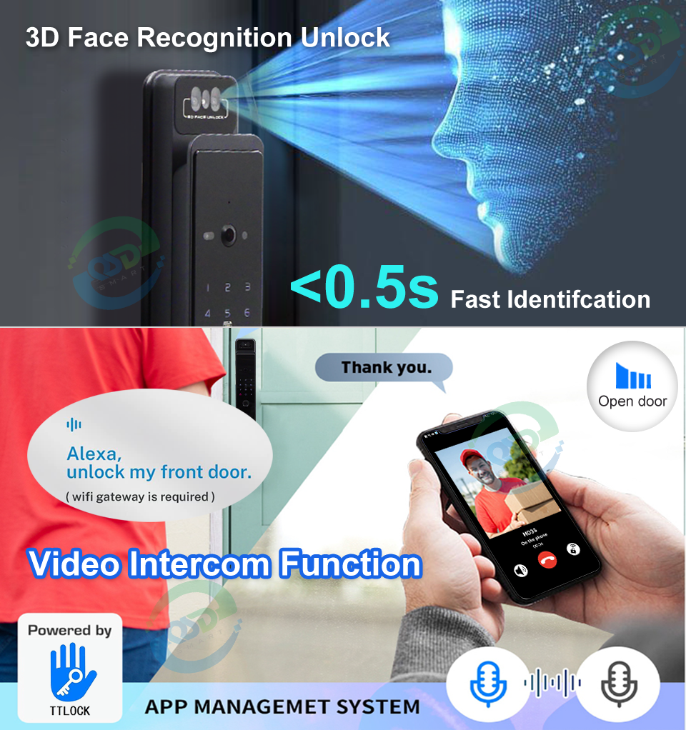 WiFi Video Intercom Face Door  - مراجعة Graded Card Display وسعره