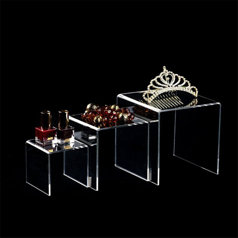 6pcs/Set Acrylic Display Stand - مراجعة Display Risers Set وسعره