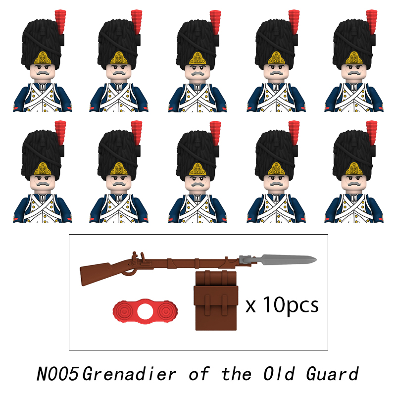 10pcs Napoleonic Wars Military - مراجعة Lego Minifigure Holder وسعره
