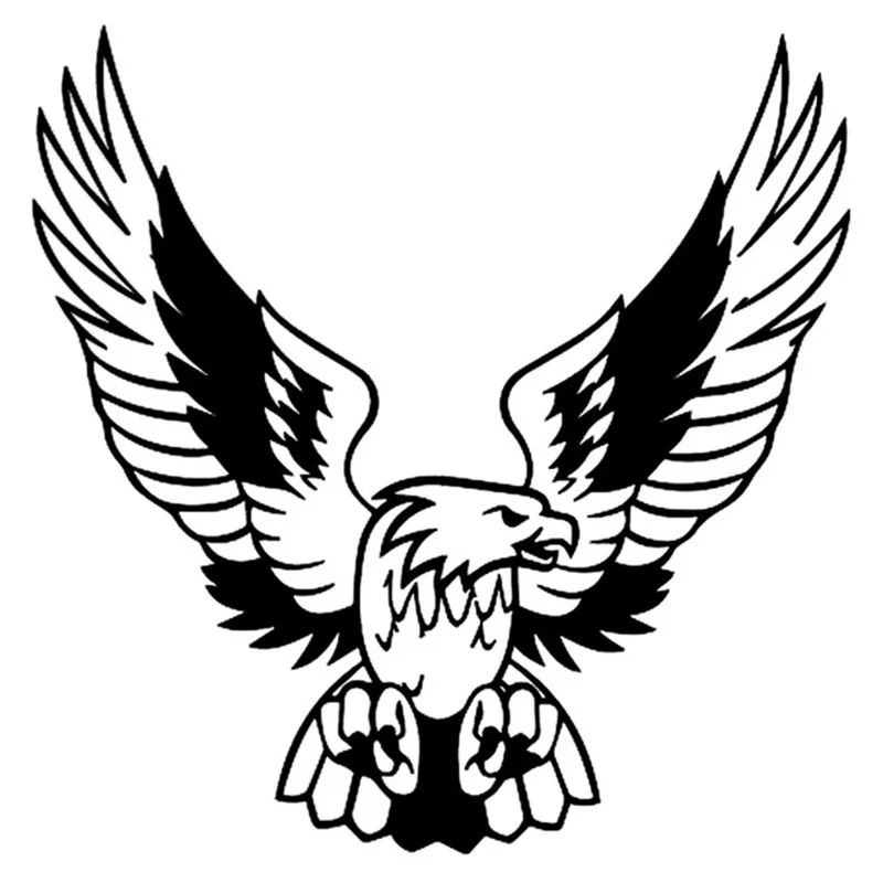 3D Car Sticker Fashion Eagle o - مراجعة Vinyl Figure Blank وسعره