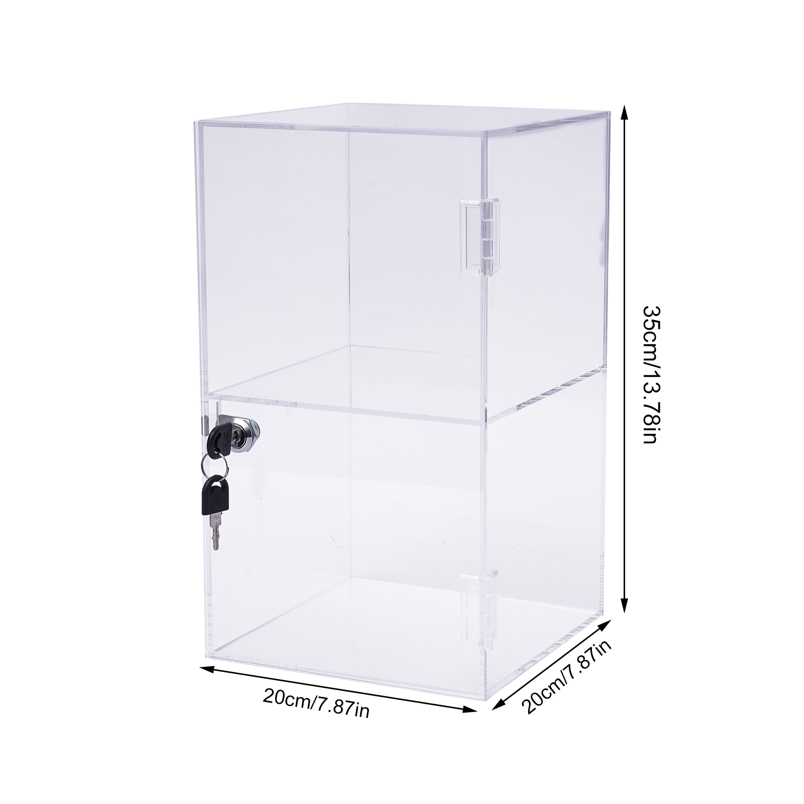 Transparent Acrylic 20x20x35cm - مراجعة Display Case Acrylic وسعره