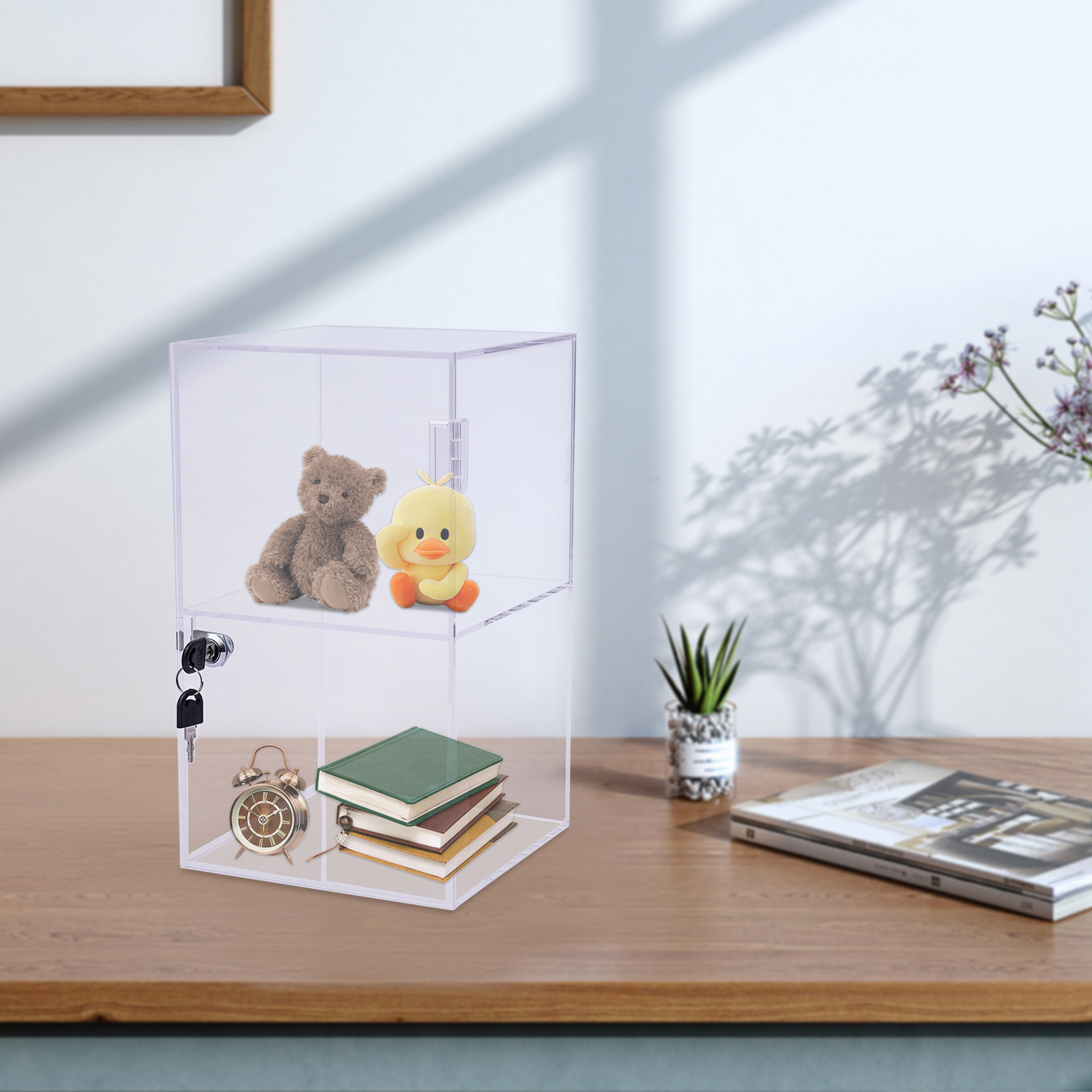 Transparent Acrylic 20x20x35cm - مراجعة Display Case Acrylic وسعره