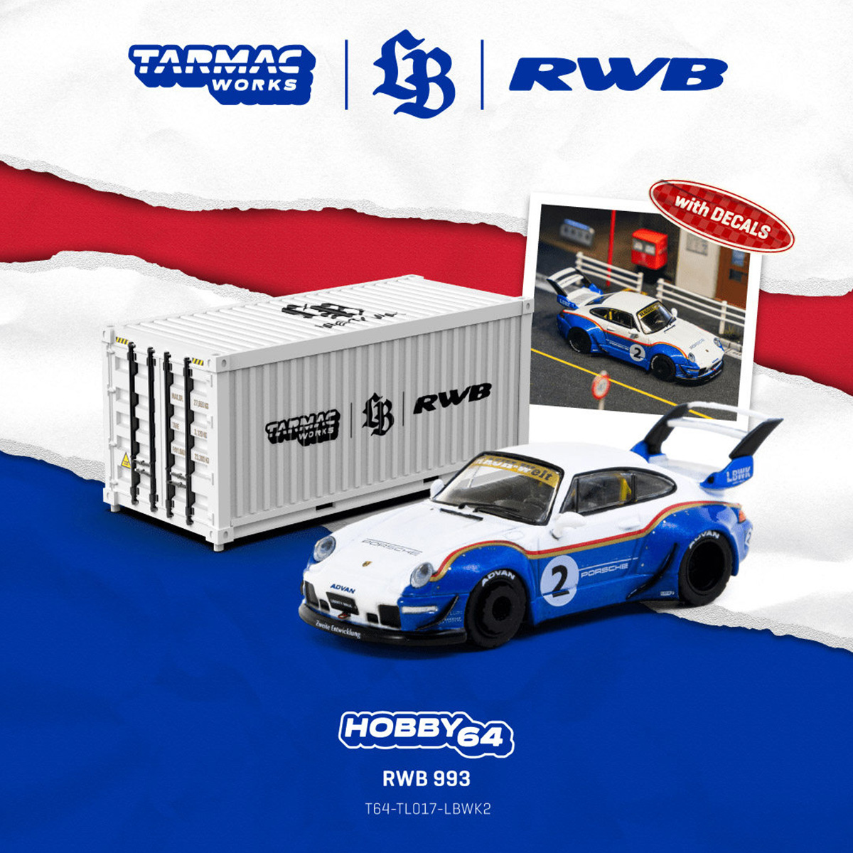 In Stock TW 1:64 RWB 993 Liber - مراجعة Die Cast Car 1 64 وسعره