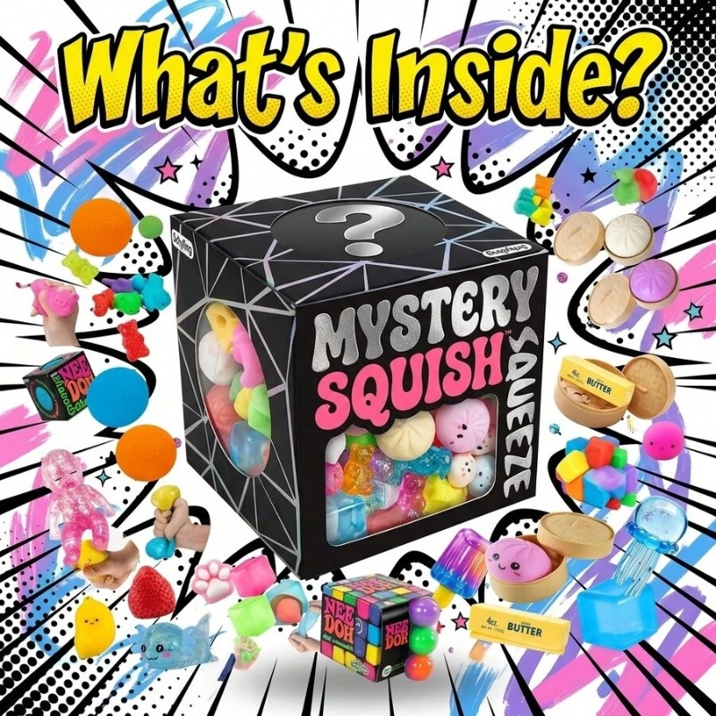 Funny Mix Squishy Blind Box, R - مراجعة Mystery Box Blind Bag وسعره